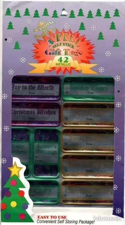 DECO NOEL SELF STICK