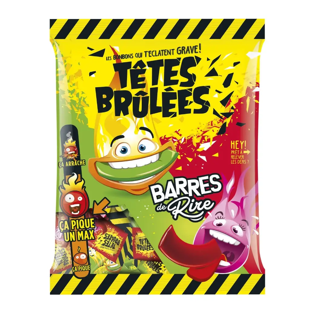 TETES BRULEES BARRES DE RIRE