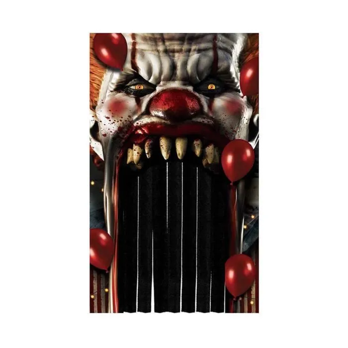 RIDEAU HORREUR CLOWN