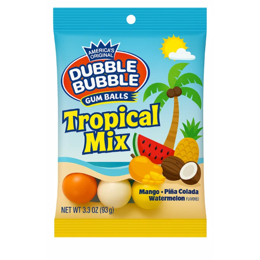 DUBBLE BUBBLE TROPICAL MIX