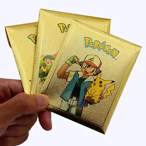 CARTE POKEMON GOLD 10 PCS