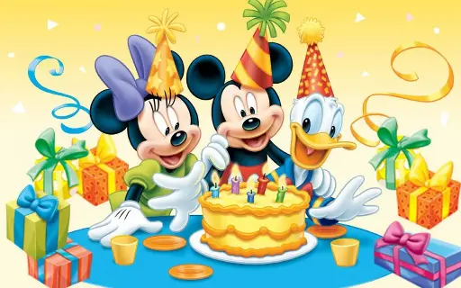 91 BIRTHDAY SET MICKEY MOUSE